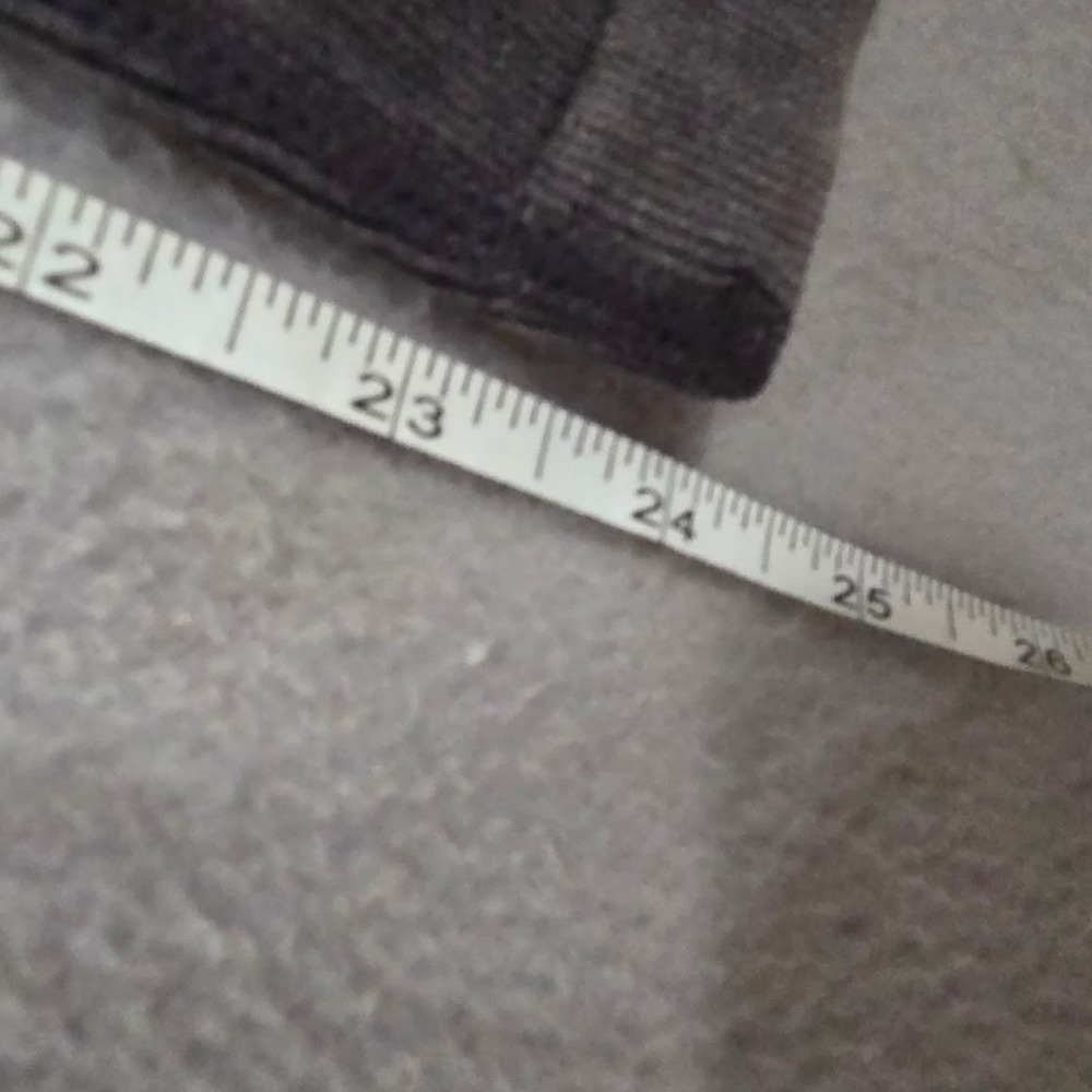 ANWND Mineral Wash Leggings Charcoal Grey High Waisted Ribbed Seamless M/L 5218I - Picture 5 of 5